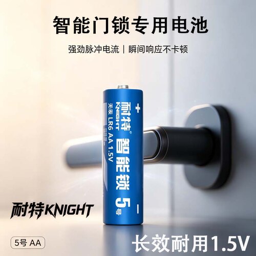 耐特5号电池智能锁电池指纹锁密码锁专用电池密码锁电池4粒装