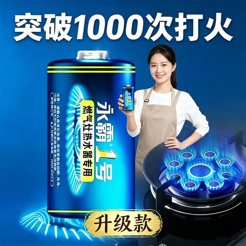 燃气灶热水器1号碳性防漏电池
