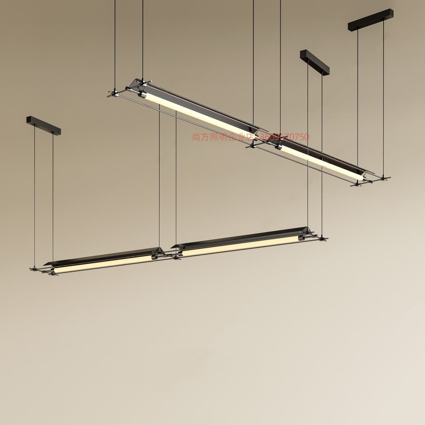 现代极简餐厅吊灯具创意一字长条灯设计师网红前台吧台办公室岛台,家装灯饰光源,餐厅吊灯,淘宝优惠券,粉丝福利购,淘宝优惠卷