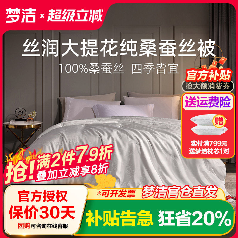 春秋加厚保暖儿童蚕丝被