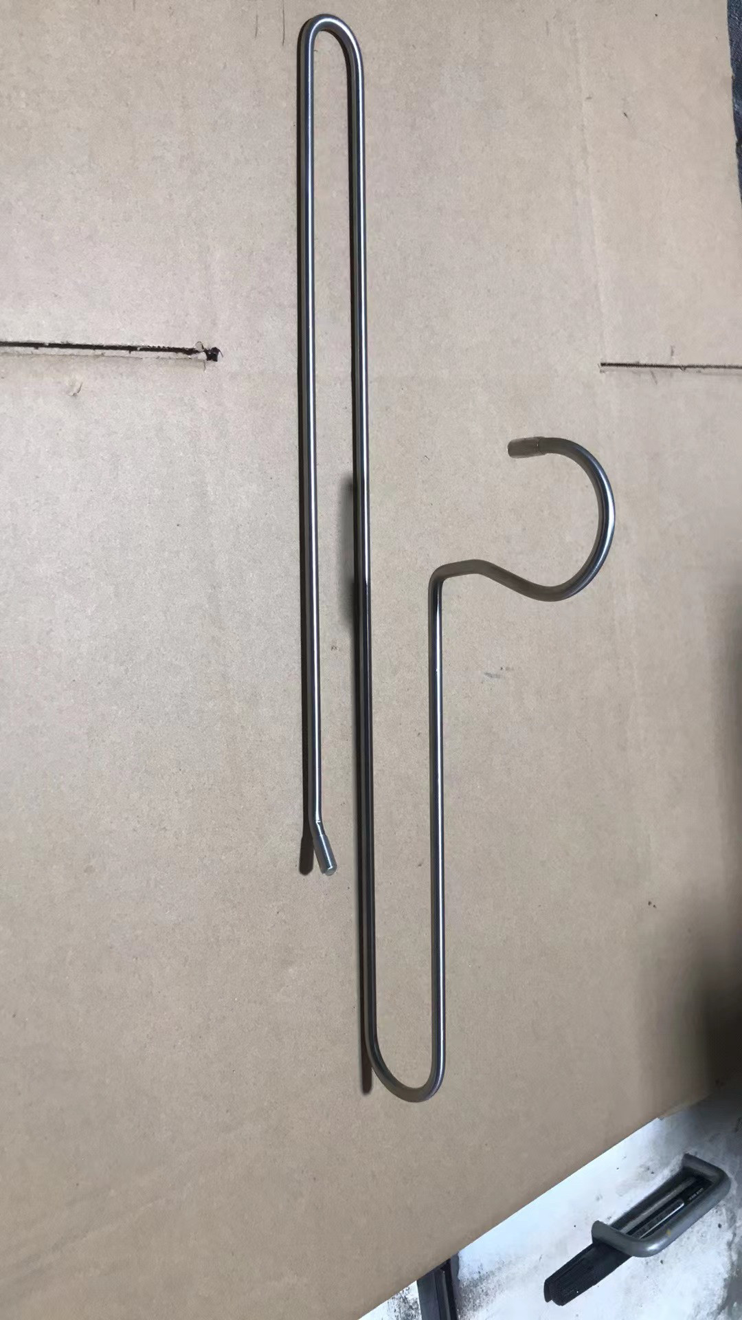 加粗加长展示陈列窗帘样品吊卡衣架不锈钢展示架展览裤架定制实心图片