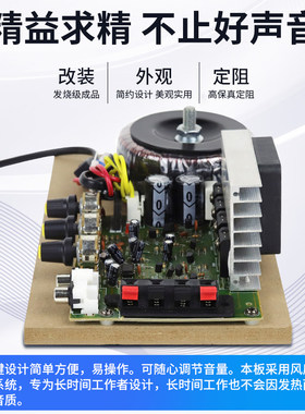 4管100W+100W双声道功放板2.0立体声功放板 带音调板 HIFI高保真