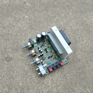 贱卖送风扇四管当零件处理二手拆机维修功放板.带散热 板子损坏