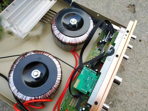 双变压器ktv家用发烧功放机声道