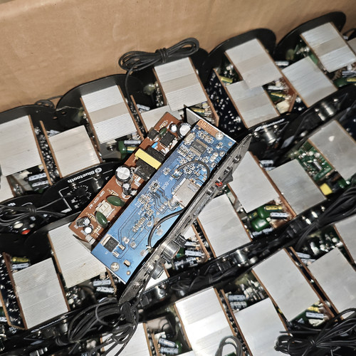 库存瑕疵破损60W220V12V汽车炮筒功放蓝牙接收USB孔5寸功放板