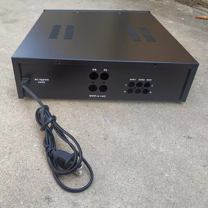 拆机装功放双变压器机箱机壳总音量2.0功放板3声道音箱功放机箱