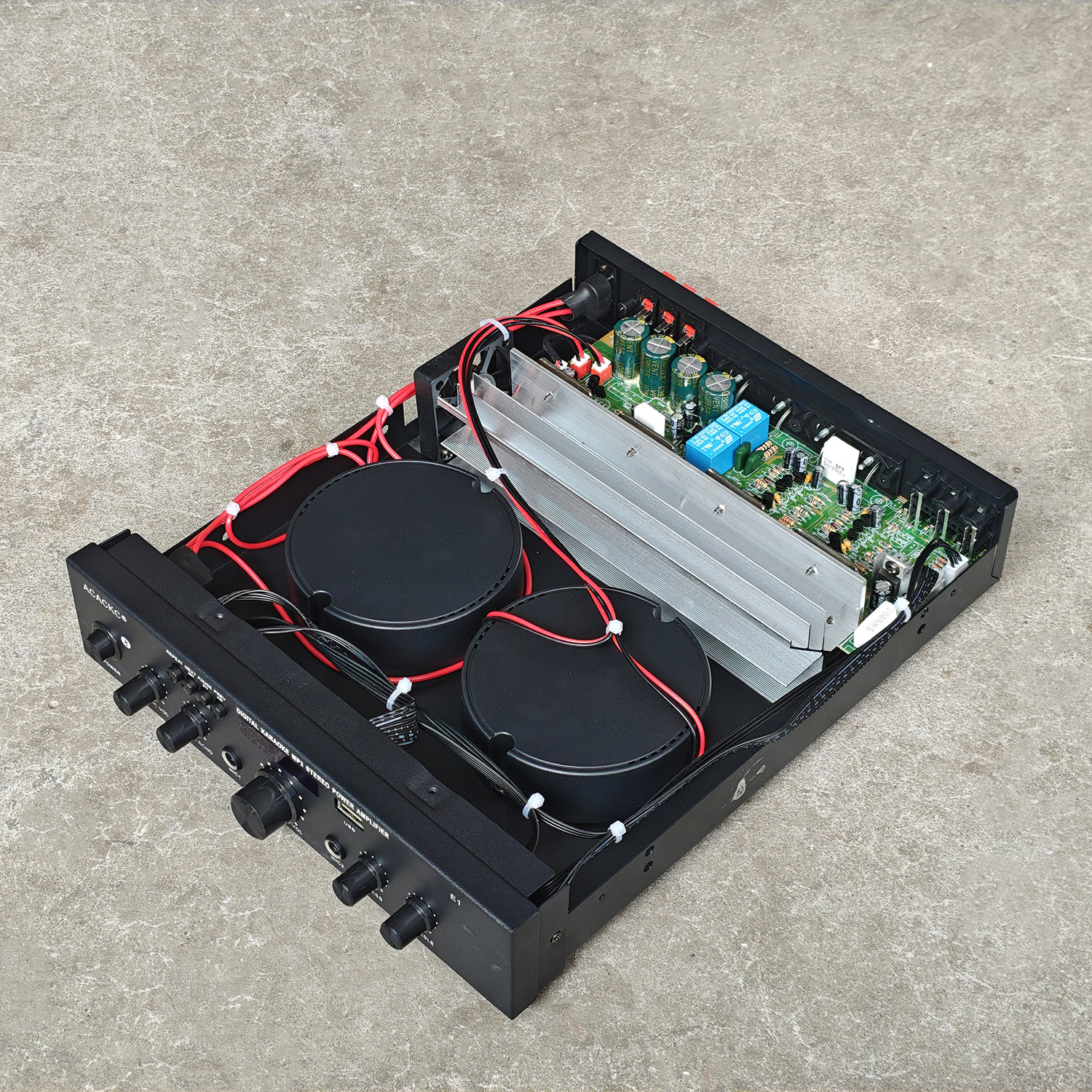 500W插卡功放2只变压器发烧家用KTV专业大功率功放功放家庭影院