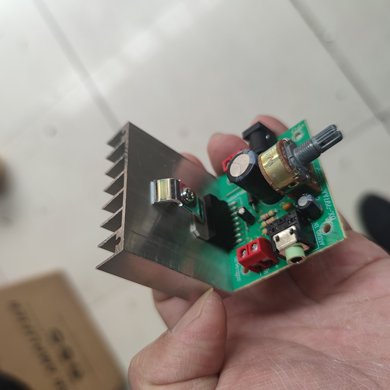 30W7377功放板TD7266 DC 12V 2X15W音频放大器DIY套件双通道模块