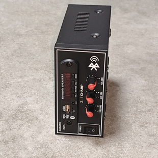 110V220V12V24V电池供电180W重低音炮2.1三声道+2.0数字DIY功放