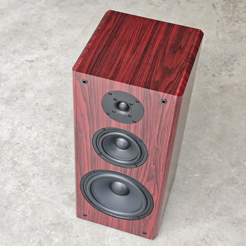 库存瑕疵8寸150W落地Hifi音箱木质贴皮3分频无源音箱桌面高中低音