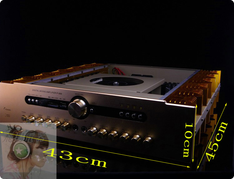 二手220V环牛加东芝管大功率功放机5.1声道重低音/超劲爆家用功放