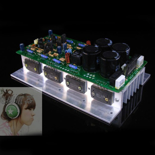 双声道 发烧级大功率家用 纯后级功放板滤波整流大电容日本三肯管