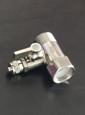 304不锈钢4分进水三通净水器配件