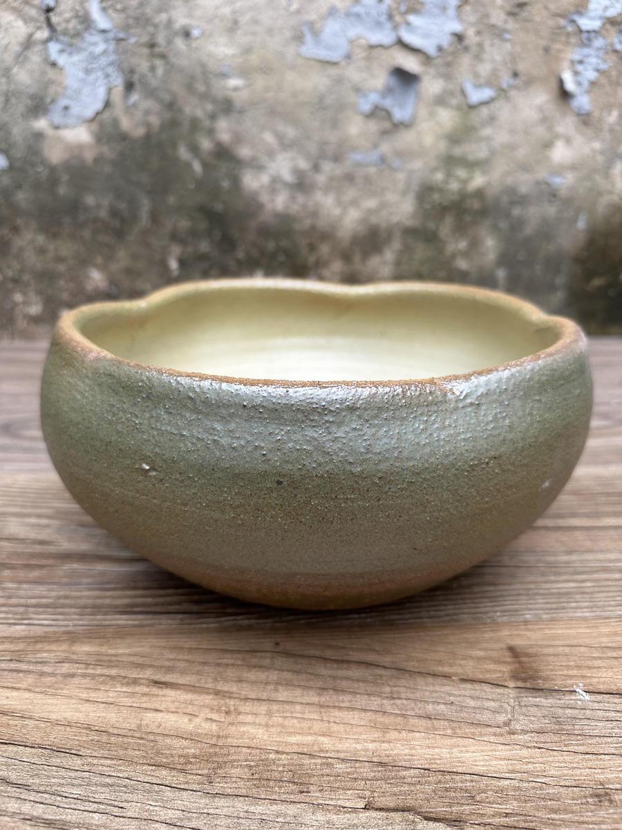 手工陶艺异形款无孔水培碗莲花盆