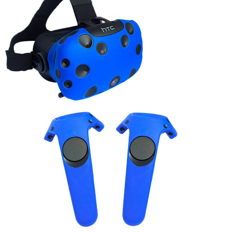 htc vive手柄硅胶保护套vr头盔左右手硅胶防撞防滑虚拟现实保护套