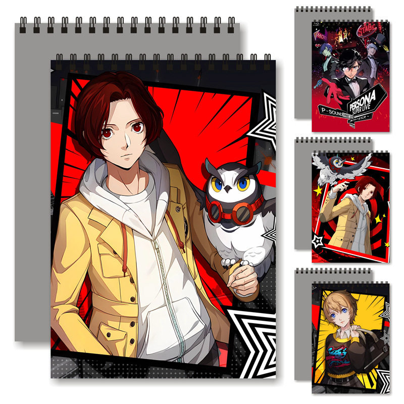 P5X女神异闻录二次元素描本美术A4手绘本速写空白画画周边