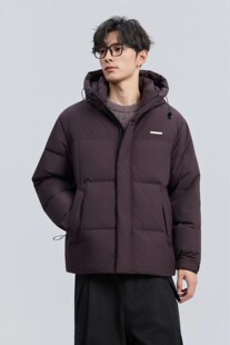 百成汇男装2026新款男士连帽羽绒服男装外套休闲潮牌405110095
