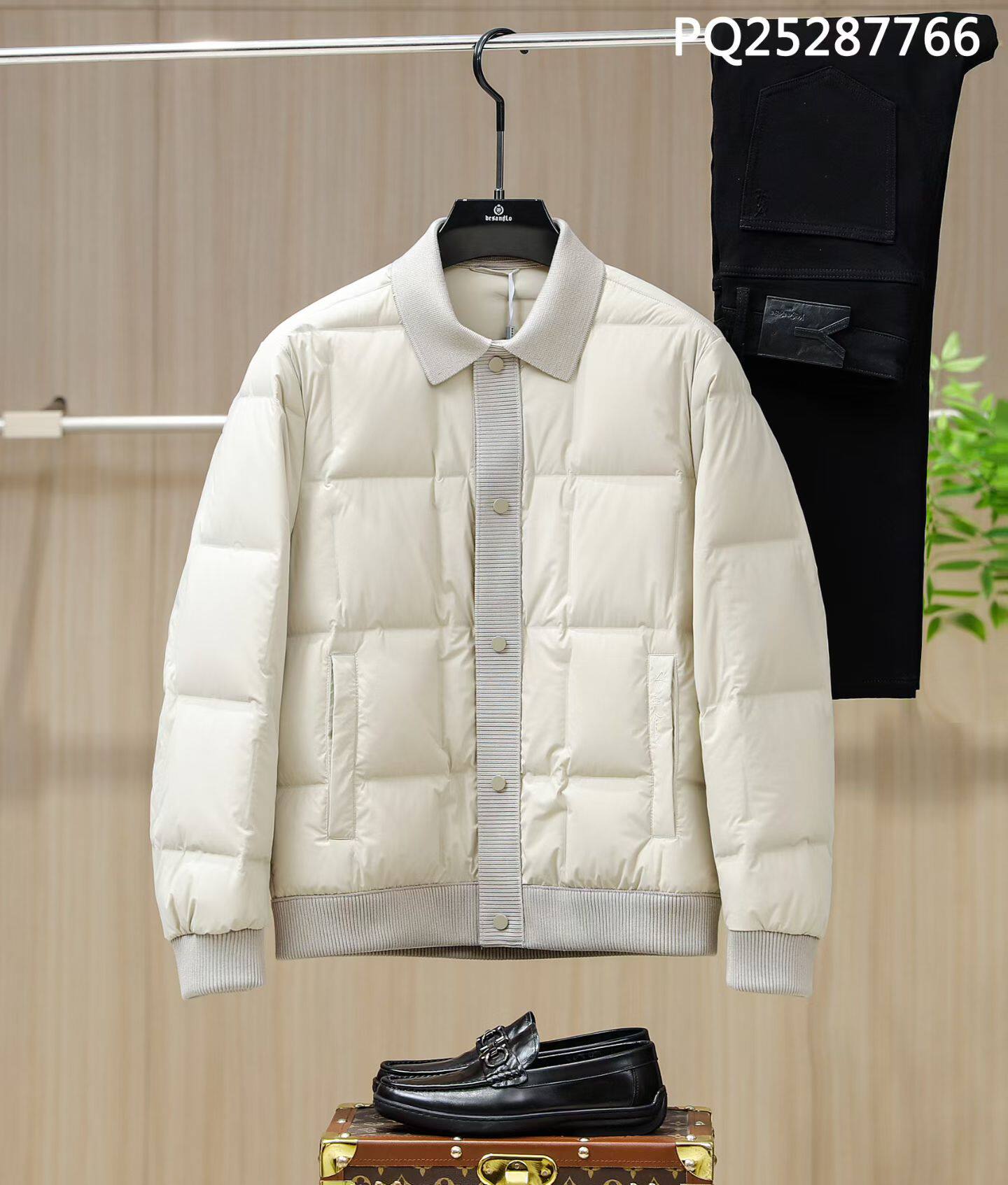 德尚德罗2026新款冬装男士羽绒服外套羽绒服休闲翻领羽绒服短款