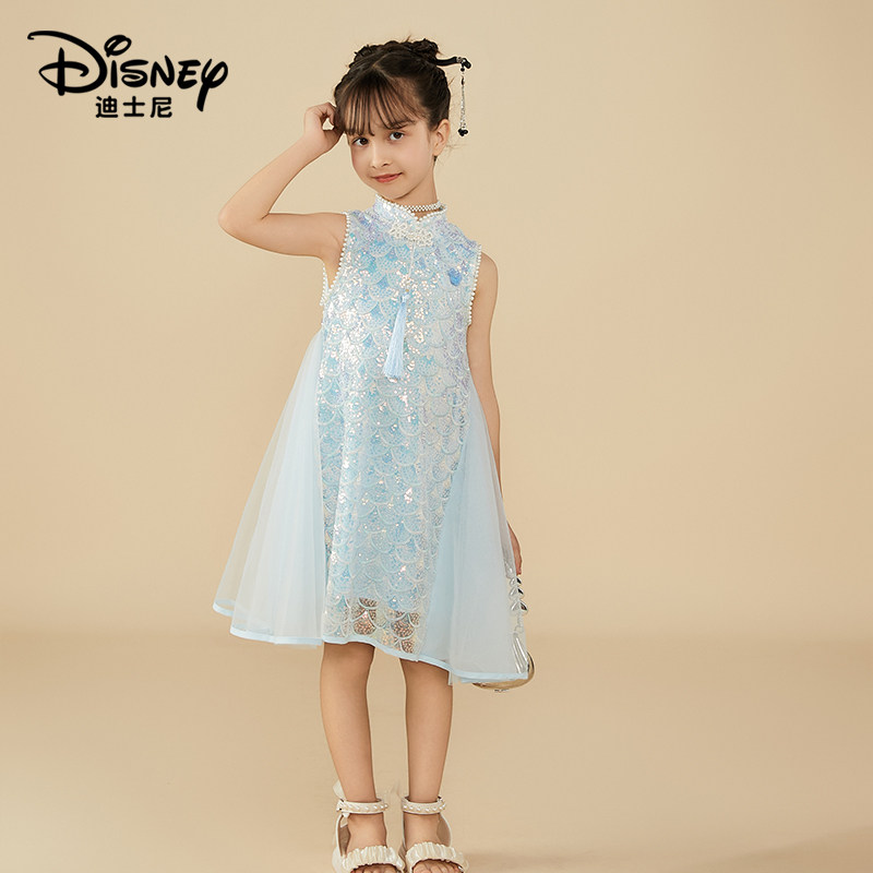 Disney/迪士尼女童夏款洋连衣裙