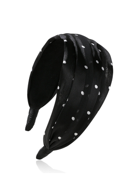 奇美拉新款高级感女黑色大号高颅顶宽边发箍小香风头箍显脸小头饰