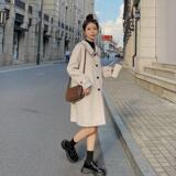 新款冬装毛呢大衣海军领呢大衣057-5859-P175K258，女装毛呢外套，2B080