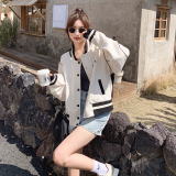 现货秋装拼接外套棒球服上衣057-5805-P130K188，商品下架区，唯尔萱