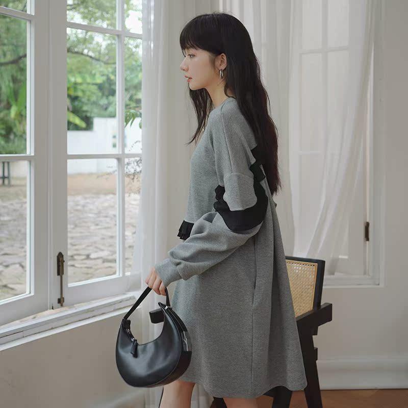 春装新款黑色花边卫衣5837-P105K158,女装卫衣/绒衫,2B080