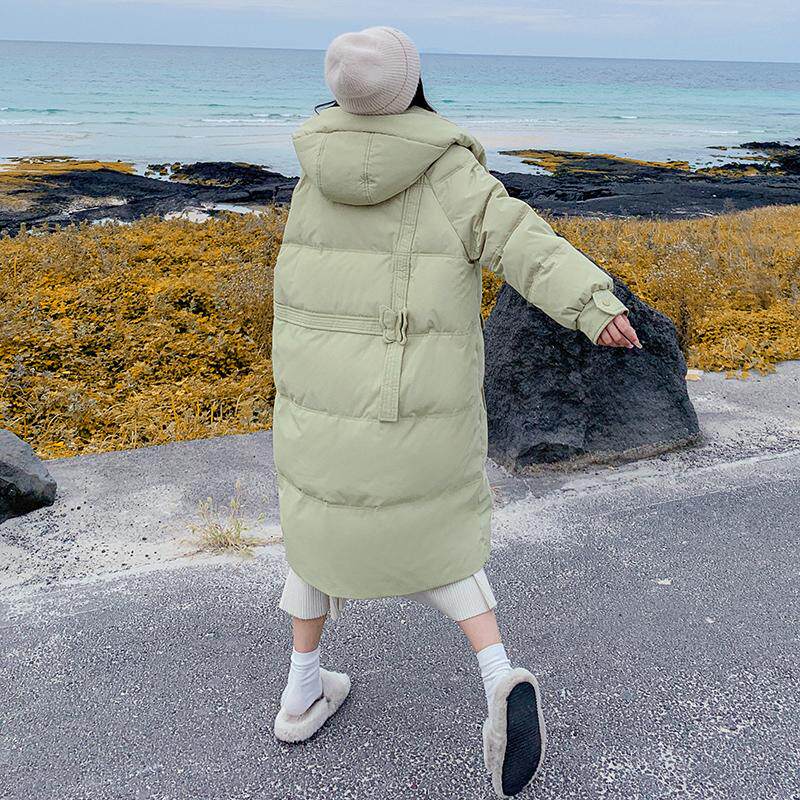 新款2026年冬季豆绿色羽绒服90绒8777-P325控488,女装羽绒服,2B080