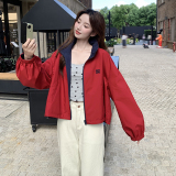 两面穿休闲外套女2025年秋季新款今年流行爆款小个子宽松显瘦夹克，商品下架区，唯尔萱