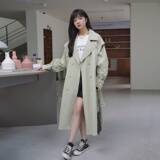 现货秋装豆沙绿风衣057-5839-P155-K238，商品下架区，唯尔萱