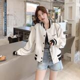 春装拼接外套棒球服上衣5805-P130K188，女装短外套，2B080