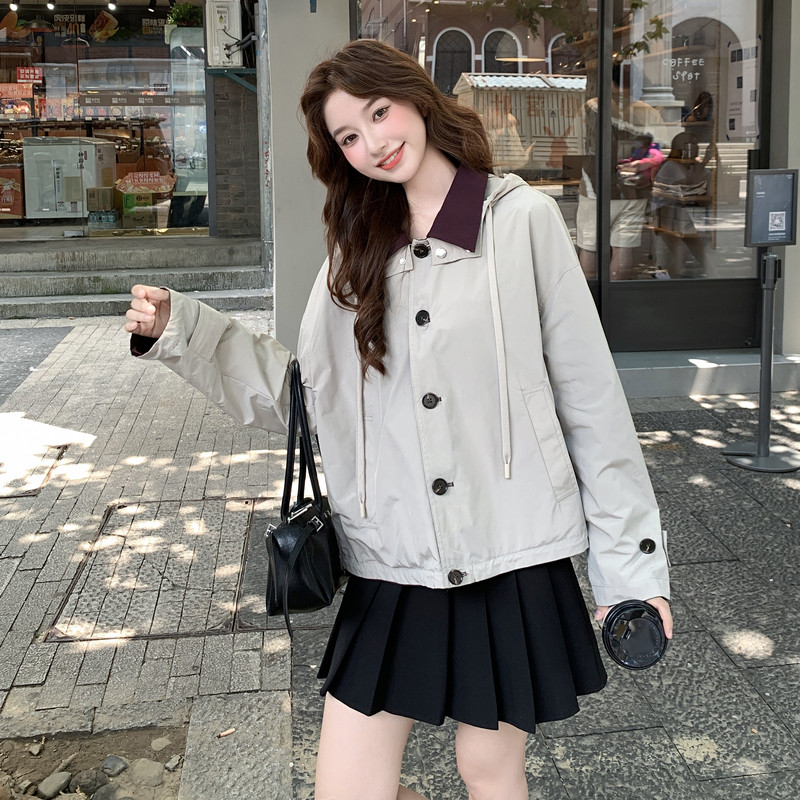 新款两面穿上衣外套057-9165p170k258,女装短外套,2B080