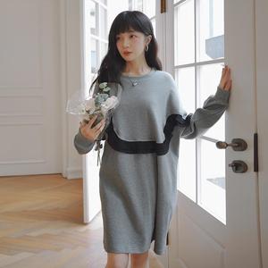 春装新款黑色花边卫衣 5837-P105K158图片
