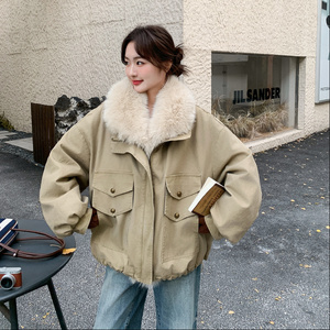 新款 新标90绒仿毛领派克羽绒服 9217p310k458图片 新款 新标90绒仿毛领派克羽绒服 9217p310k458图片
