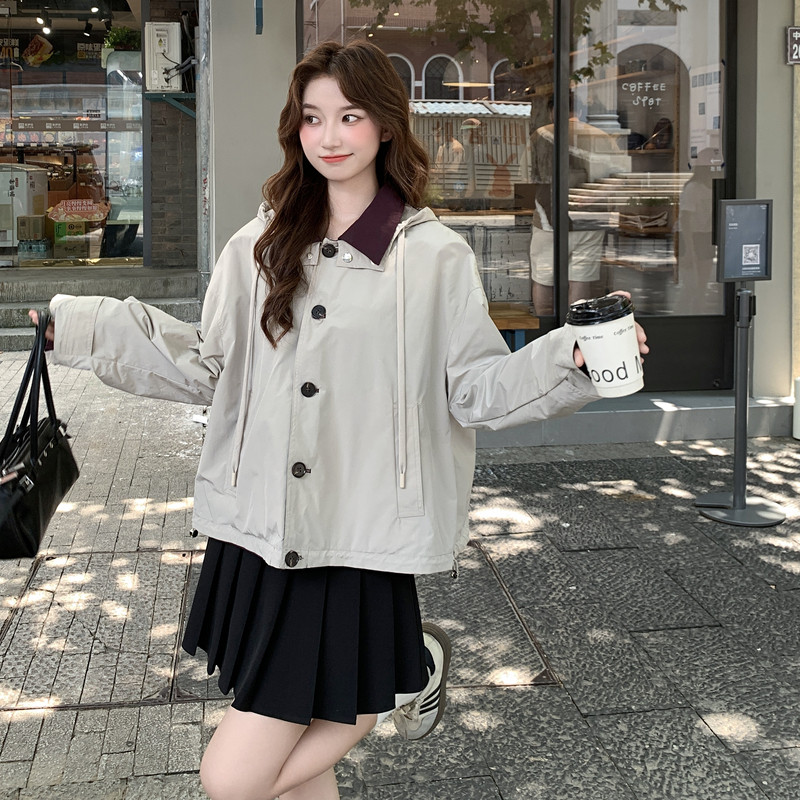新款两面穿上衣外套057-9165p170k258,女装短外套,2B080