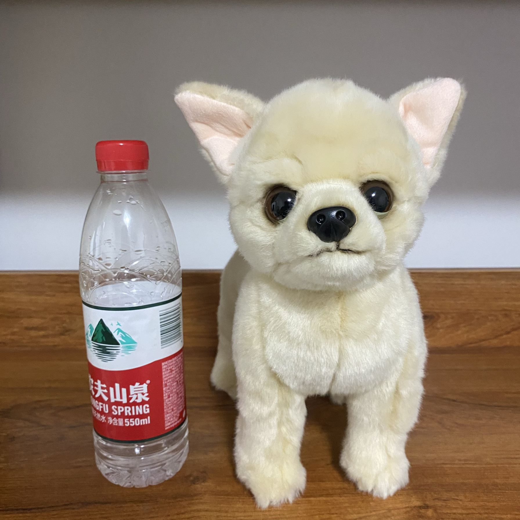 可爱吉娃娃犬毛绒公仔仿真狗狗玩偶布娃娃小狗玩具送女生儿童礼物