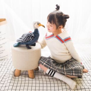 仿真鸟儿鸬鹚鹦鹉公仔毛绒玩具摆件玩偶六一儿童节生日礼物送女生
