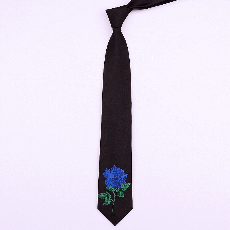 玫瑰花式领带打法图片