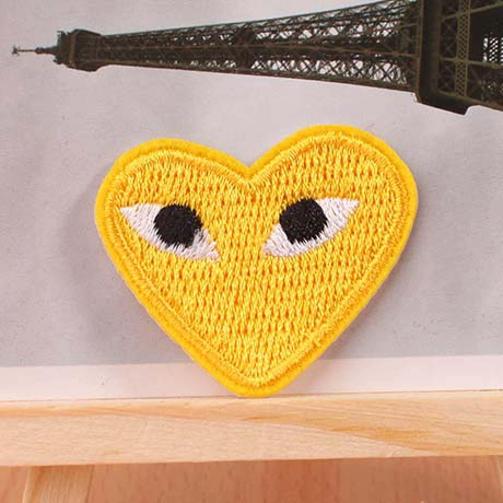 Нашивки для аксессуаров, нашивки для одежды, модные нашивки для одежды и брюк, тканевые нашивки, черные мультяшные нашивки в форме сердца