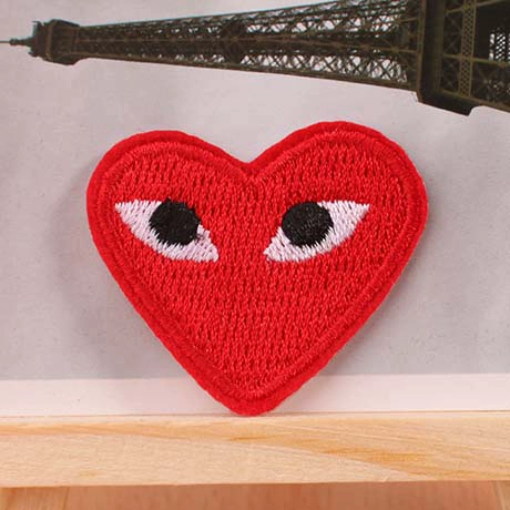 Нашивки для аксессуаров, нашивки для одежды, модные нашивки для одежды и брюк, тканевые нашивки, черные мультяшные нашивки в форме сердца
