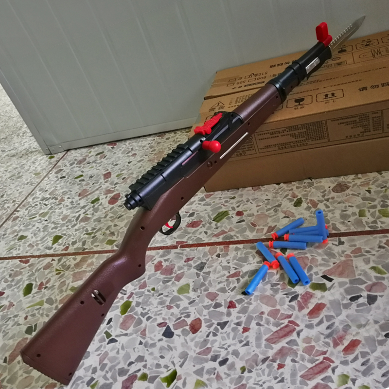 98K拉栓软弹枪海绵EVA弹儿童玩具枪游戏同款冲锋枪男孩对战礼物