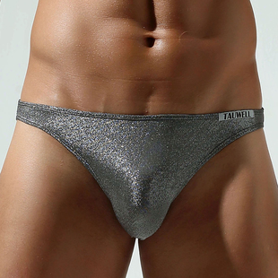 实拍3色选Tauwell/特为男士内裤性感青年三角透气银线闪亮夜店