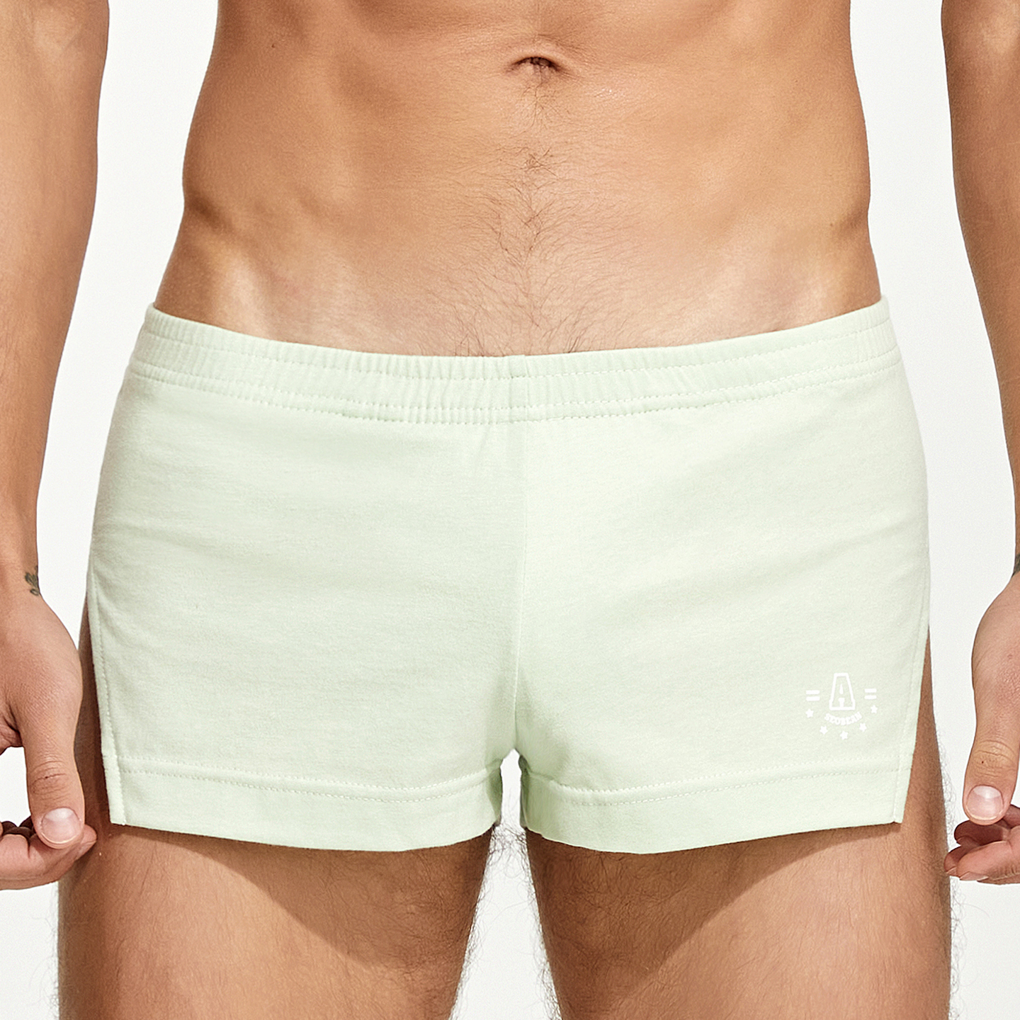 希宾男阿罗裤高叉性感纯棉