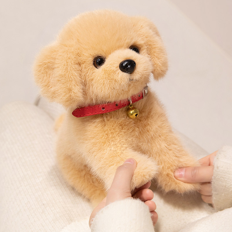 跨境卡通拉布拉多公仔毛绒玩具仿真卫衣狗玩偶布娃娃抱枕儿童礼物