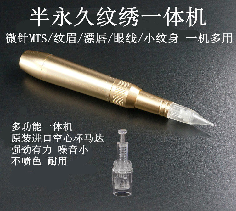 韩式半纹绣一体机 纹眉漂唇雾眉眼线 MTS全抛式一体机