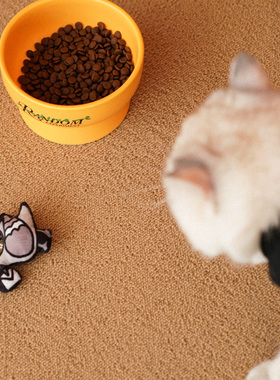 MoodLikeMe&RE艺术家合作款趣味鳄鱼鸽子印花高脚护颈宠物陶瓷碗