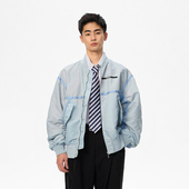 织带加固MA FMACM闷与狂 24SS 1刺绣宽松飞行员夹克外套