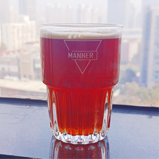 Manner波波杯玻璃杯竹节杯380ml款