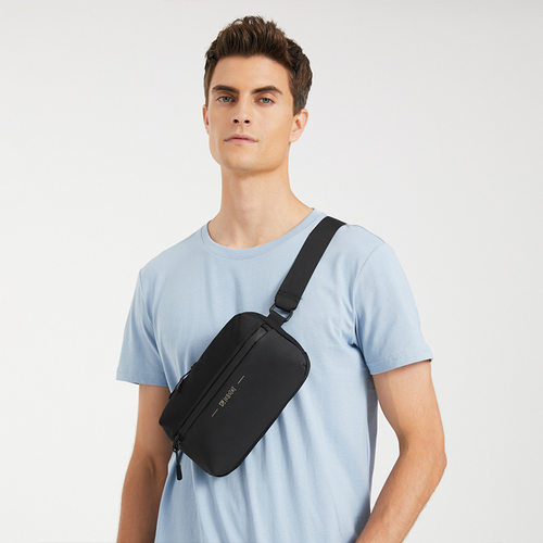 Oxford Fabric Men's Crossbody Bag Wear and Water-Resistant