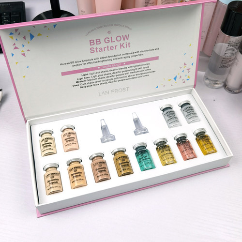 12 vials Korean Cosmetic Dermawhite BB Cream Glow